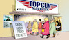 Cartoon: Top Gun (small) by Harm Bengen tagged top,gun,film,kino,grüne,haben,freien,eintritt,kriegsfilm,usa,russland,ukraine,krieg,harm,bengen,cartoon,karikatur