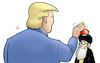 Cartoon: Trump und Iran-Deal (small) by Harm Bengen tagged trump iran usa atom deal buzzer harm bengen cartoon karikatur
