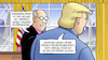 Cartoon: Trumps Nobelpreis (small) by Harm Bengen tagged kim,jong,un,nordkorea,usa,absage,militärmanöver,treffen,trump,friedensnobelpreis,erdboden,krieg,oval,office,harm,bengen,cartoon,karikatur