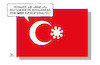 Cartoon: Türkei-Reisewarnung (small) by Harm Bengen tagged türkei,deutschland,reisewarnung,corona,covid19,virus,wirtschaft,tourismus,fahne,pandemie,harm,bengen,cartoon,karikatur