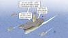 Venezuela-Krieg (small) Cartoon: Venezuela-Krieg (small) by Harm Bengen tagged krieg,venezuela,drogen,schiff,flugzeugträger,chicago,trump,maduro,harm,bengen,cartoon,karikatur