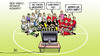 Cartoon: Videobeweis (small) by Harm Bengen tagged videobeweis,fussball,schiedrichter,tv,harm,bengen,cartoon,karikatur