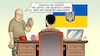 Cartoon: Waffen geliefert aber... (small) by Harm Bengen tagged amazon,waffen,geliefert,nachbarn,abgegeben,handy,selenskyj,schreibtisch,russland,ukraine,krieg,harm,bengen,cartoon,karikatur