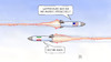 Cartoon: Waffenruhe anders vorgestellt (small) by Harm Bengen tagged raketen,angriffe,iran,usa,waffenruhe,krieg,harm,bengen,cartoon,karikatur