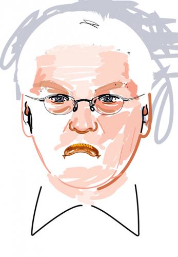 Cartoon: Steinmeier Sausage (medium) by Andre Metzger tagged steinmeier,sausage