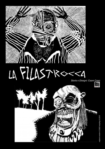 Cartoon: La Filastrocca 1.5 (medium) by csamcram tagged comics,black,white,csam,cram,corsari,pirati,bucanieri,galeone,filibustieri,cannoni,battaglia,guerra,sale,ammutinamento,accecare