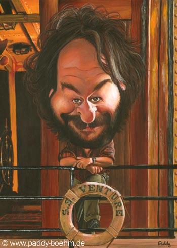 Cartoon: Peter Jackson (medium) by Paddy tagged regisseur,director