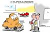 Cartoon: Fusion Porsche-VW (small) by anett tagged porsche,vw
