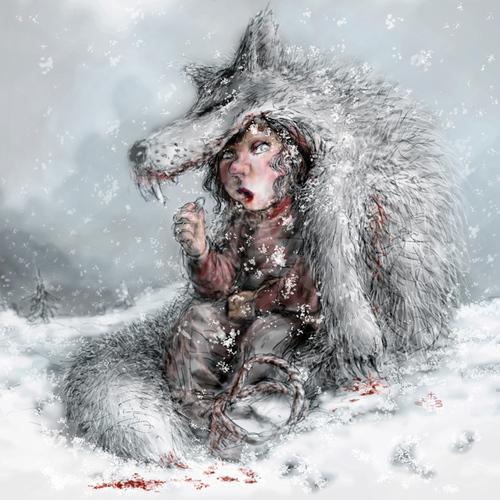 Cartoon: wolf hoodie (medium) by nootoon tagged little,red,riding,hood,nootoon,robin,wolf,hoodie,fairytale,tales,illustration,germany