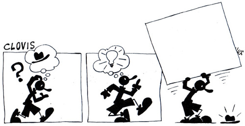 Cartoon: Clovis (medium) by stocker tagged clow