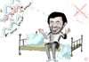 Cartoon: Ahmadinejad and cartoonists (small) by Dadaphil tagged ahmadinejad,cartoonists,theran,9th,biennale