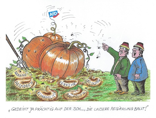 Cartoon: AfD im Aufwind (medium) by mandzel tagged afd,deutschland,ampel,unfähigkeit,ukraine,energie,heizideen,misswirtschaft,afd,deutschland,ampel,unfähigkeit,ukraine,energie,heizideen,misswirtschaft