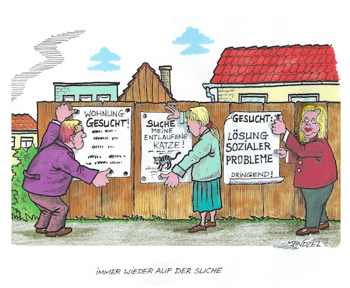 Cartoon: Alltagssorgen (medium) by mandzel tagged bas,sozialreformen,deutschland,armut,reichtum,gesellschaftsspaltung,koalition,bas,sozialreformen,deutschland,armut,reichtum,gesellschaftsspaltung,koalition