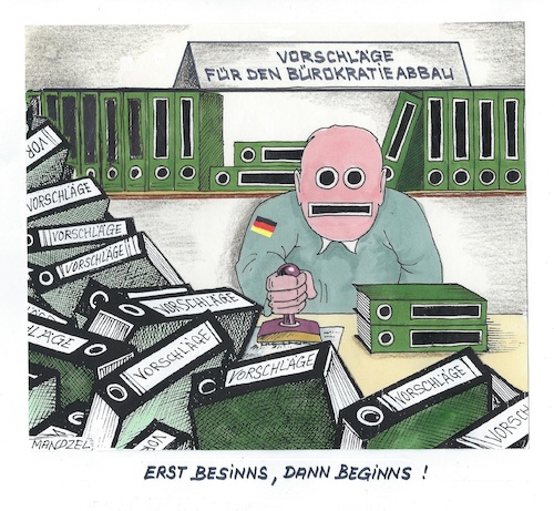 Cartoon: Deutsche Wirtschaft (medium) by mandzel tagged deutschland,wirtschaft,reformen,bürokratieabbau,schneckentempo,deutschland,wirtschaft,reformen,bürokratieabbau,schneckentempo