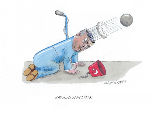 Cartoon: Kriegsrhetorik (medium) by mandzel tagged erdogan,türkei,kriegsdrohung,erdgas,seerechte,erdogan,türkei,kriegsdrohung,erdgas,seerechte