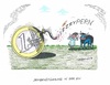 Cartoon: Bombenstimmung in der EU (small) by mandzel tagged zypern,euro,pleite,detonation