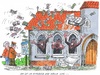 Cartoon: Da ist ja die Hölle los! (small) by mandzel tagged katholizismus,kirche,geld,missbrauch