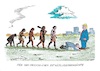 Cartoon: Der vorläufige Endpunkt (small) by mandzel tagged trump,usa,selbstherrlichkeit,unterwürfigkeit