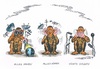 Cartoon: Die drei Affen (small) by mandzel tagged obama,lauschaffäre,abhören,affen