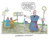 Cartoon: Die Kirche im Wandel (small) by mandzel tagged overbeck,deutschland,kriegsvorbereitungen,politik,wehrdienst,kirche