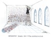 Cartoon: Die Kirche lebt in einer Blase (small) by mandzel tagged religion,kirche,besucherschwund,austritte,realitätsmangel,unglaubwürdigkeit