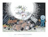 Cartoon: Durchhalten ! (small) by mandzel tagged israel,gaza,netanjahu,palästinenser,ausrottung,völkermord,waffenruhe