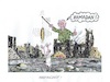 Cartoon: Hunger in Gaza (small) by mandzel tagged gaza,israel,netanjahu,hungerwaffe,völkermord