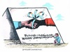 Cartoon: Mehr Integration! (small) by mandzel tagged integrationsgipfel,merkel,ausbildungsplätze