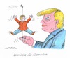 Cartoon: Merkel bei Trump (small) by mandzel tagged usa deutschland trump merkel politik antrittsbesuch gespräche freihandel finanzen umwelt wirtschaft migration