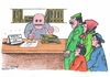 Cartoon: Sozialtouristen (small) by mandzel tagged migranten,sozialtouristen,büromonster,sozialleistungen