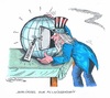 Cartoon: Spähprogramm (small) by mandzel tagged usa,totalüberwachung,superspionage,schlüsselprogramm