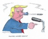 Cartoon: Trump-Rede (small) by mandzel tagged trump terror waffen frankreich attentäter tote entsetzen