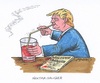 Cartoon: Trump zieht Nutzen aus Orlando (small) by mandzel tagged trump,orlando,massenmord,is,islamist,usa,wahlkampf