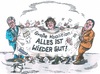 Cartoon: Vertrauenskrise überwunden (small) by mandzel tagged gabriel,merkel,seehofer,vertrauenskrise,koalitionszoff