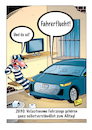 Cartoon: Autonome Fahrzeuge (small) by stefanbayer tagged auto,fahrzeug,mobilität,elektroauto,autonomesfahrzeug,fahrerflucht,alltag,2030,vollautonom,selbstfahrend,automobilindustrie,gefängnis,knast,stefanbayer,bay,suv