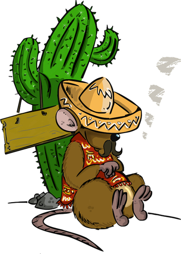 Cartoon: Mexikanische Maus (medium) by Grayman tagged maus