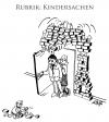 Cartoon: Kindersachen (small) by Andreas Pfeifle tagged kind,kinderzimmer,spielzeug,eltern