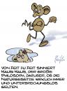 Cartoon: Mausphilosoph (small) by Andreas Pfeifle tagged maus,philosophie,naturgesetze