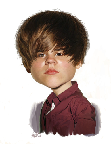 Cartoon: Justin Bieber (medium) by rocksaw tagged bieber,justin,caricature