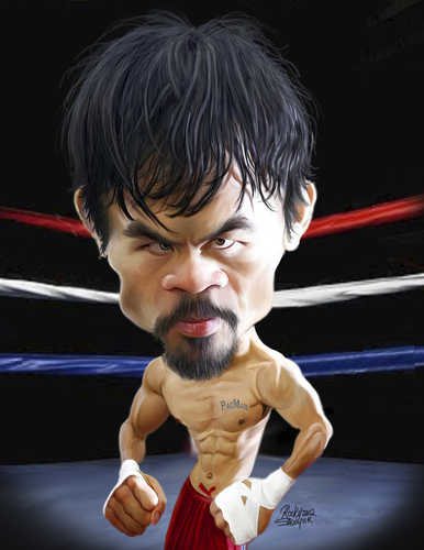 Cartoon: Manny Pacquiao (medium) by rocksaw tagged manny,pacquiao