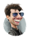 Cartoon: Tom Cruise (small) by rocksaw tagged caricature tom cruise