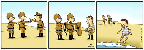Cartoon: Hile Hitler...!! (medium) by Karlo tagged politica