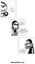 Cartoon: Donna Chaotic - Voice (small) by gothink tagged goth,emo,punk,teen,girl,twitter,tweet,voices,head,insult