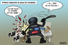 Cartoon: Spanish revolution (small) by cosmicomix tagged spanish,revolution,policia,democracia,real,ya