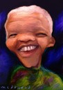 Cartoon: NELSON MANDELA (small) by allan mcdonald tagged mandela