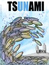 Cartoon: tsunami (small) by allan mcdonald tagged libia