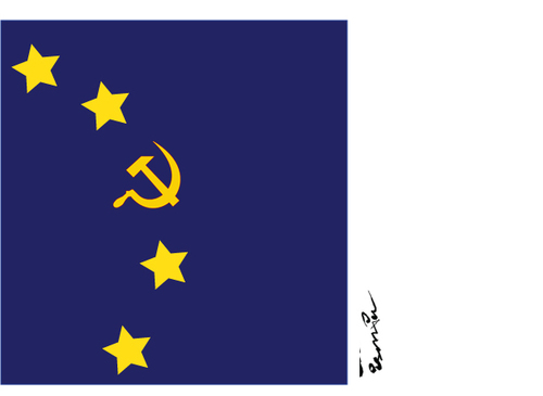 Cartoon: Greece - UE (medium) by ismail dogan tagged greece
