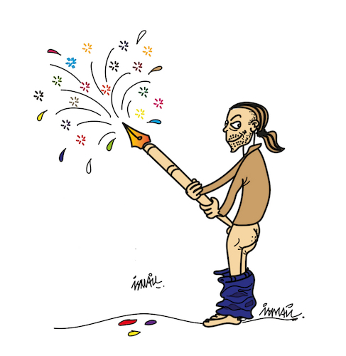 Cartoon: Happy New Year 2023 (medium) by ismail dogan tagged 2023