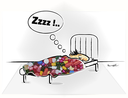 Cartoon: INTERNATIONAL SLEEP DAY !.. (medium) by ismail dogan tagged sleep,day