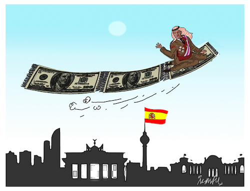 Cartoon: Juan Carlos (medium) by ismail dogan tagged juan,carlos